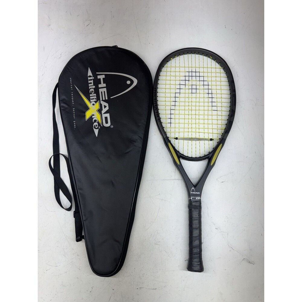 HEAD Intelligence I.s12 IS12 Tennis Racket Racquet 4 1/2" 3 Power Frame w/ Case